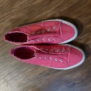 Boutique by Corkys Babalu Low Top Slip On Sneaker Size 11 Pink
